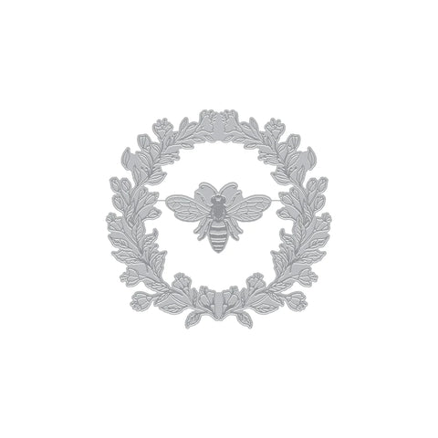 Antique Bee Letterpress + Foil Plate (D)