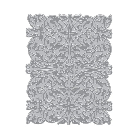 Lacy Filigree Letterpress + Foil Plate Plate (F)