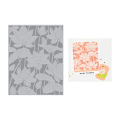 Hero Arts Lotus Field Letterpress + Foil Plate