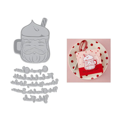 Cup of Cheer LetterPress + Foil Plate from the Yule Fuel Collection