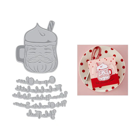 Cup of Cheer LetterPress + Foil Plate from the Yule Fuel Collection