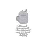 Cup of Cheer LetterPress + Foil Plate from the Yule Fuel Collection