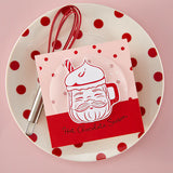 Cup of Cheer LetterPress + Foil Plate from the Yule Fuel Collection