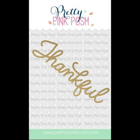 Hot Foil - Thankful Script