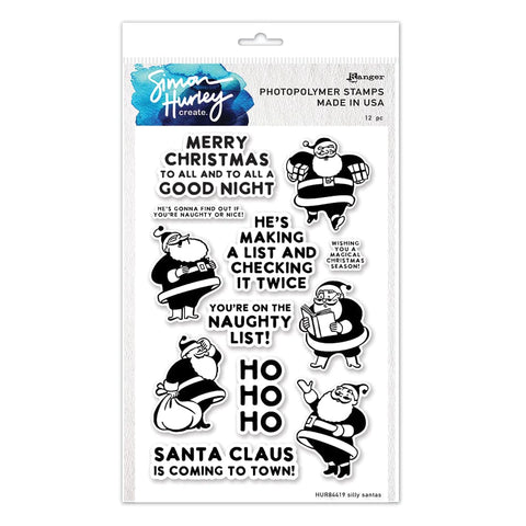 Silly Santas Stamp