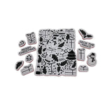 Winter Things Cling Mount Rubber Stamp