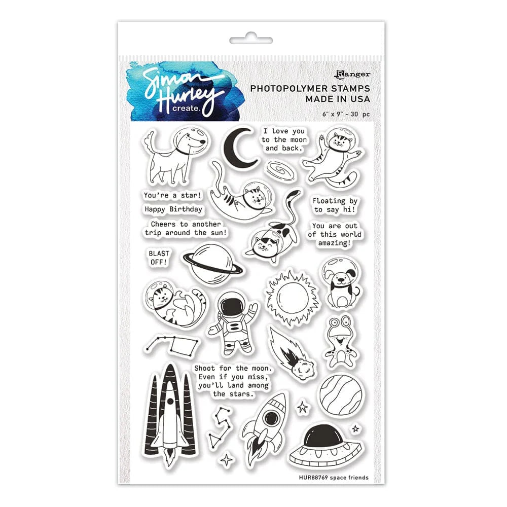 Space Friend Clear Stamps