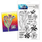 SHC Clear Stamp Set 6x9 - Heartfelt Blooms