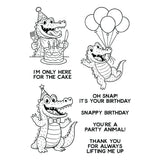 Snappy Birthday Stamp & Die Bundle by Simon Hurley