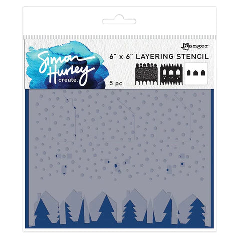 Winter Scene Maker Stencil