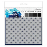 Polka Dots Assortment Stencil