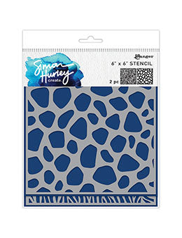 SHC Stencil - Animal Prints 2pc