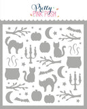 Halloween Banner Greetings Stamp Set