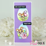 Mice Spring 6X6 Stamp Set