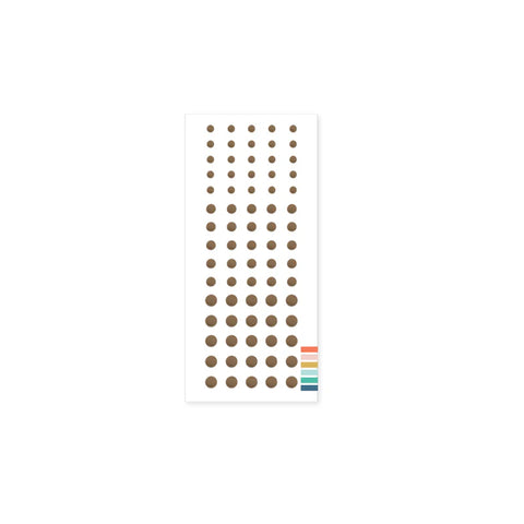 Enamel Dots: Hazelnut