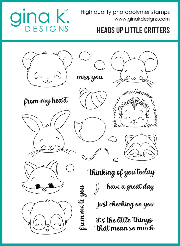 Head Up Little Critters Stamp Set