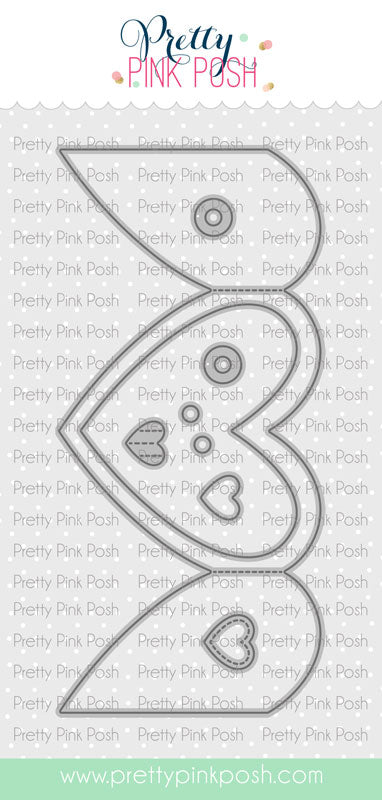 Heart Card Base Die Set