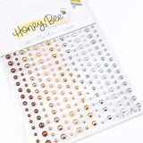 Metallic Mix Pearls- Pearl Stickers - 210 Count