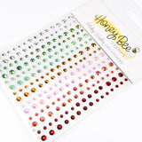Holiday Wishes Gem Stickers - 210 Count
