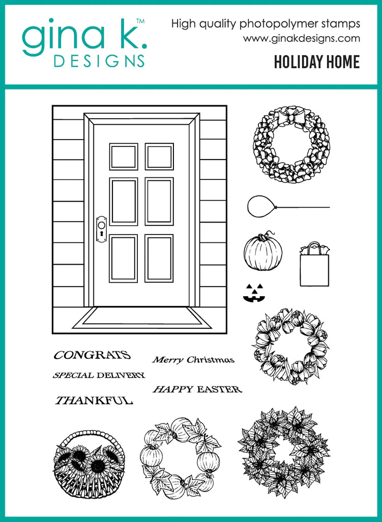Holiday Home Stamp Set