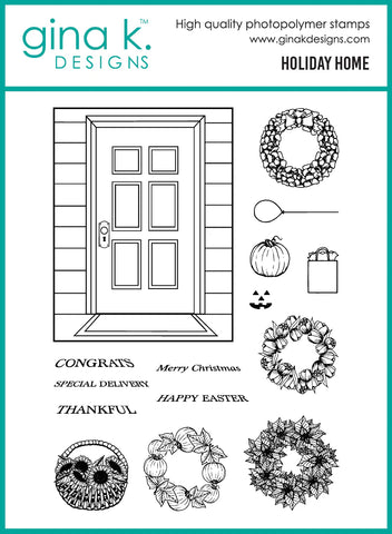 Holiday Home Stamp Set