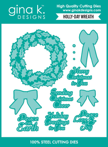 Holly-Day Wreath Die Set