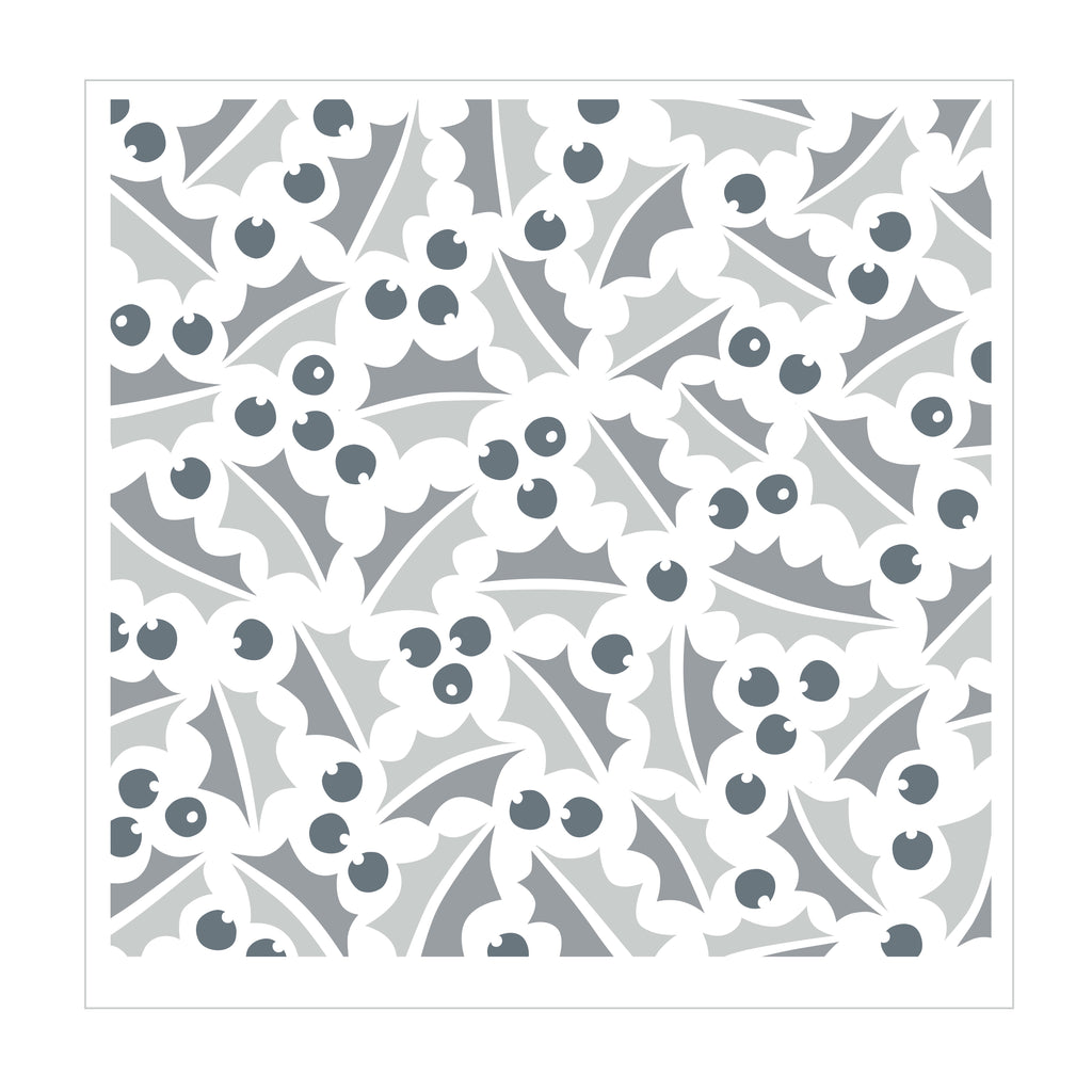 Holly & Berries Layered Stencils (set of 3)