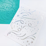 Hooray for Confetti Hot Foil Plate