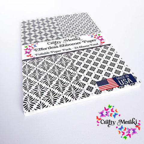 Craft Meraki Effortless Shimmer Paper - Arabesque ESP