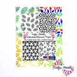 Craft Meraki Effortless Shimmer Paper - Luminous Leaves ESP