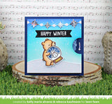 Reveal Wheel Templates: Little Snow Globe: Bear