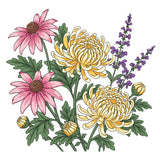 Harvest Blooms Coordinating Stencil (Set Of 7)