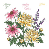 Harvest Blooms 6x6 Stamp Set
