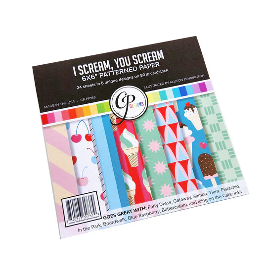 I Scream, You Scream Patterned Paper