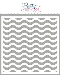Wavy Stripes Stencil