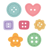 In Stitches: Buttons Honey Cuts