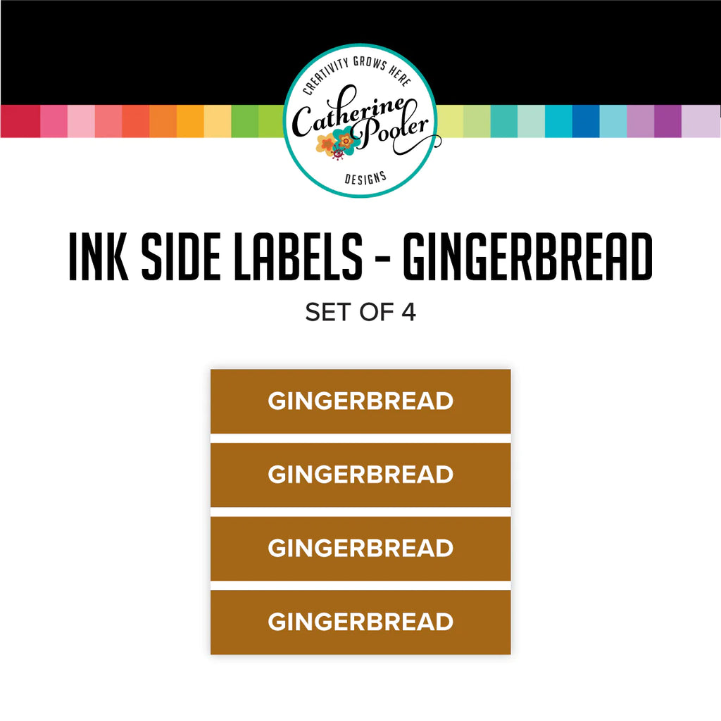 Gingerbread Ink Pad Side Labels