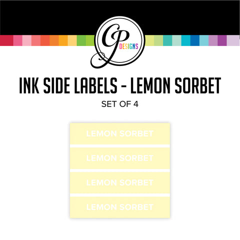 Lemon Sorbet Side Label