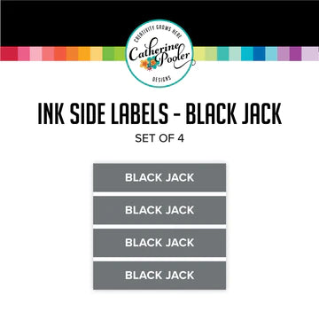 Étiquettes latérales Black Jack