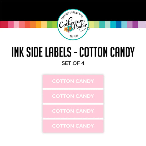 Étiquettes latérales du tampon encreur Cotton Candy
