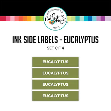 Étiquettes latérales d'eucalyptus