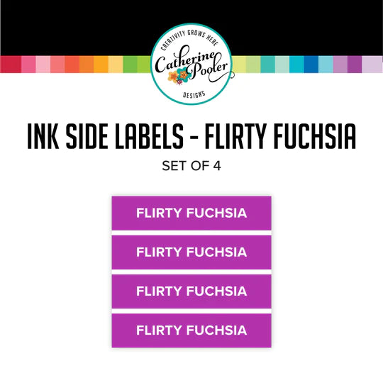 Flirty Fuschia Side Labels