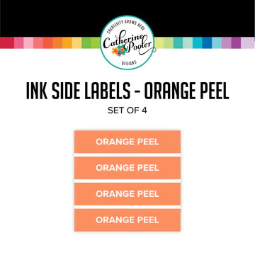 Étiquettes latérales peau d'orange