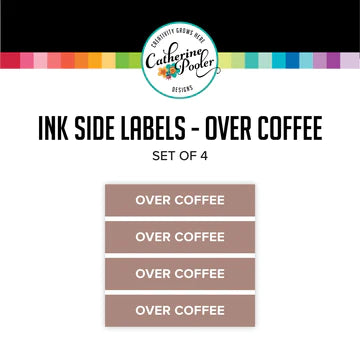Sur les étiquettes latérales du café