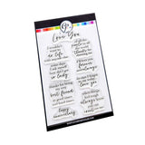 Inside Out Love You Stamp Set