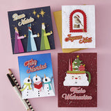 German Holiday Sentiments Etched Dies from the International Holiday Sentiments Collection