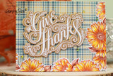 Give Thanks - Set Of 4 Coordinating Stencils