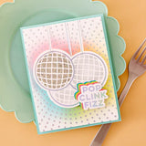 It’s My Party Glimmer Sentiments Hot Foil Plate & Die Set from the It’s My Party Collection by Carissa Wiley