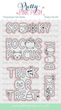 Halloween Word Scenes Coor Die Set