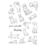 Beyond Stamping Pawsitivity #1 Clear Stamp Set by Josh Griffiths Studio